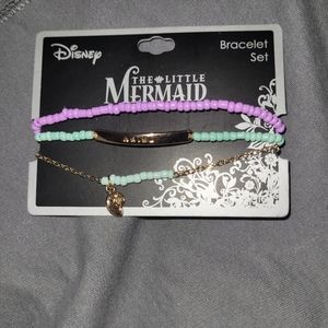 Disney Jewelry The Little Mermaid Ariel 3 piece bracelet set, NWT